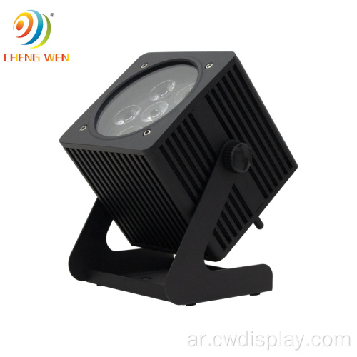 6pcs 18w 6in1 بطارية مقاومة للماء LED LED